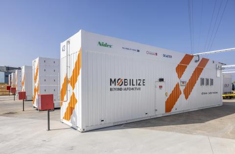 Mobilize Advanced Battery Storage Stationärer Stromspeicher aus alten Elektroauto-Batterien